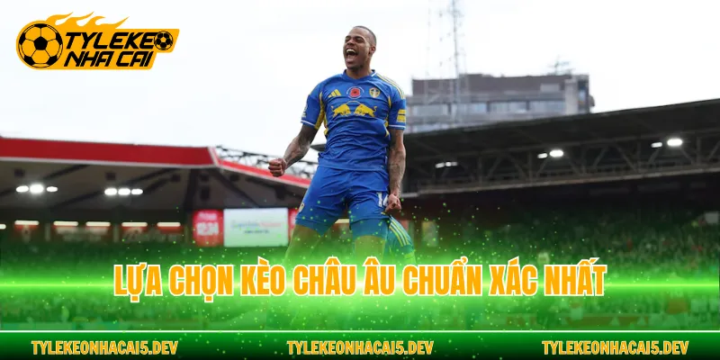 Lựa chọn kèo châu âu chuẩn xác nhất