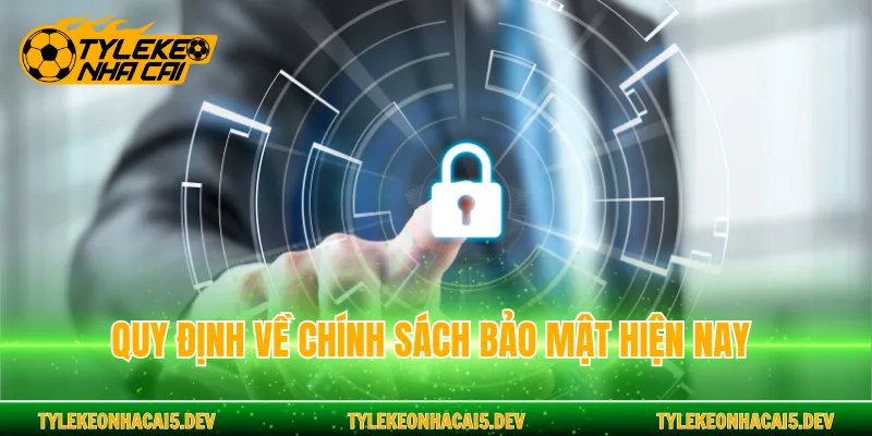 Quy định về chính sách bảo mật hiện nay