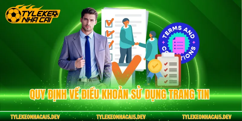 Quy định về điều khoản sử dụng trang tin